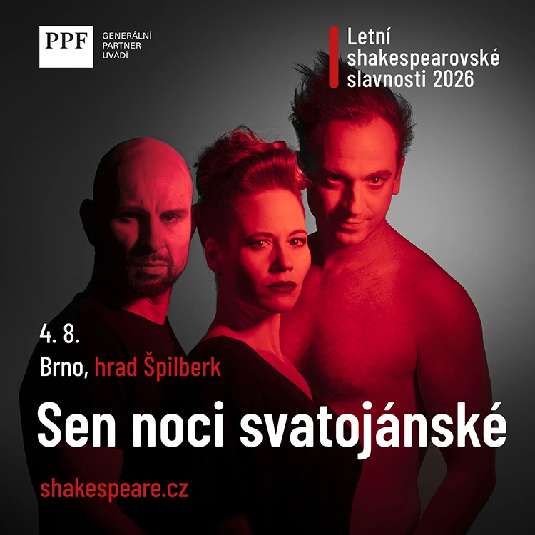 Sen noci svatojánské, Letní shakespearovské slavnosti Brno 2026