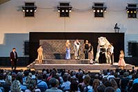 Hamlet - PaS de Theatre, Letní shakespearovské slavnosti Brno 2017, foto: Jakub Hemala