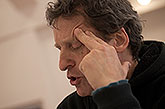 David Prachař (Theseus/Oberon), první čtená zkouška chystané premiéry Sen noci svatojánské, Praha, březen 2013, zdroj: © AGENTURA ...